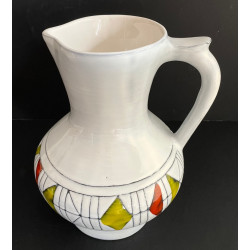 Large earthenware pitcher...