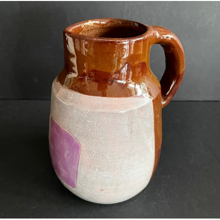 Earthenware Pitcher By Juliette Derel Vallauris