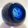 Vase en verre soufflé par Jean-Claude Novaro 1986