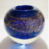 Vase en verre soufflé par Jean-Claude Novaro 1986